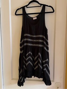 Free People Viole Lace Trapeze Dress/Slip